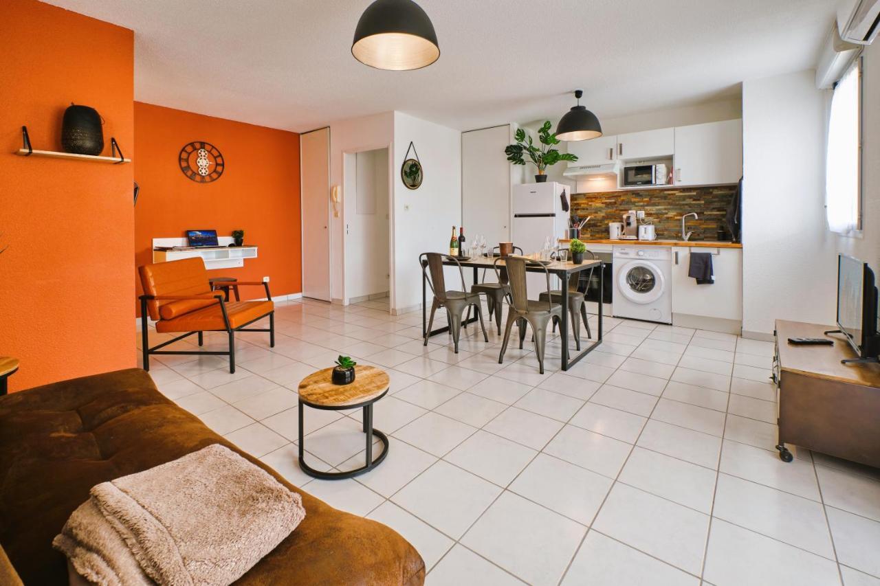 Tout Confort ! Calme, Climatisation, Piscine, Parking Gratuit, Grande Terrasse, Netflix, Wifi Carcasona Exterior foto