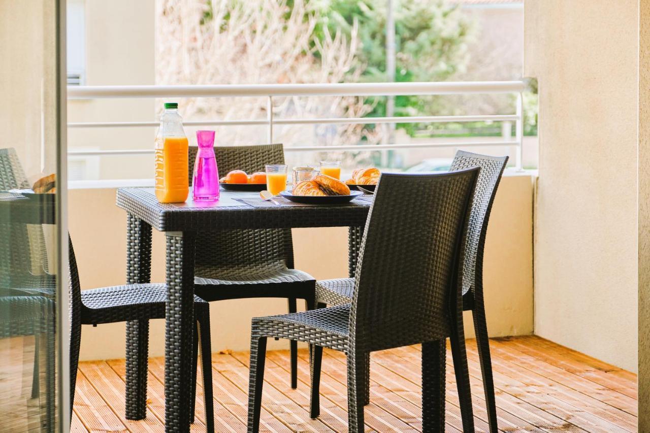 Tout Confort ! Calme, Climatisation, Piscine, Parking Gratuit, Grande Terrasse, Netflix, Wifi Carcasona Exterior foto